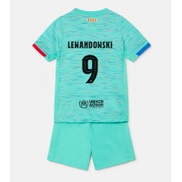 Maglie da calcio Barcelona Robert Lewandowski #9 Terza Maglia Bambino 2023-24 Manica Corta (+ Pantaloni corti)